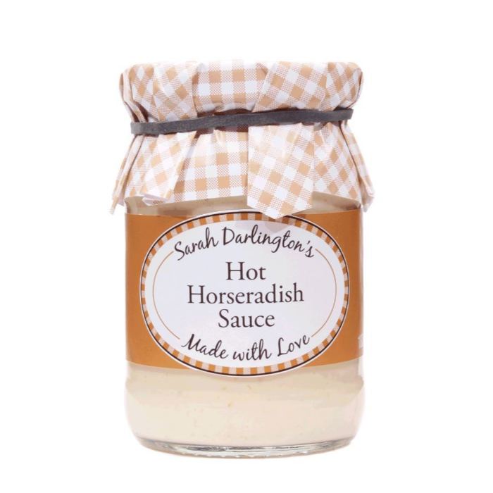 Sarah Darlington's - Hot Horseradish Sauce, 180g  Pack of 6