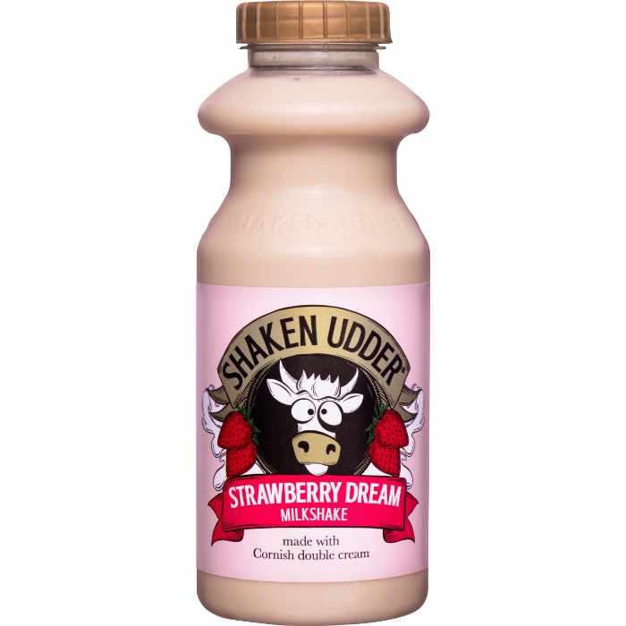 Shaken Udder - Strawberry Dream Ambient Milkshake, 330ml  Pack of 8