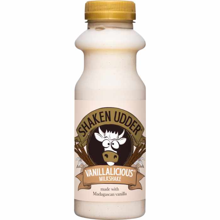 Shaken Udder - Vanillalicious Ambient Milkshake, 330ml  Pack of 8
