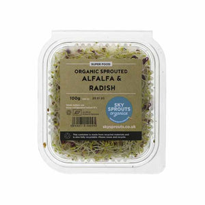 Sky Sprouts - Organic Alfalfa and Radish Sprout, 100g