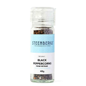 Steenbergs - Organic Black Pepper Grinder, 40g