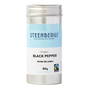 Steenbergs - Organic Fairtrade Black Pepper, 80g