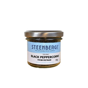 Steenbergs - Organic Fairtrade Black Peppercorns, 55g