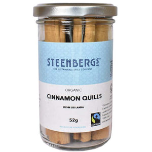 Steenbergs - Organic Fairtrade Cinnamon Quills, 52g