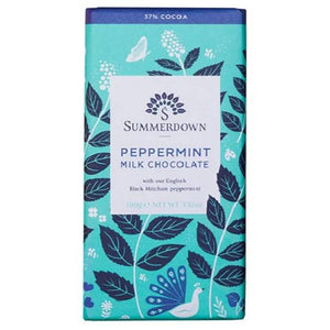 Summerdown - Peppermint Milk Chocolate Bar, 100 | Pack of 12