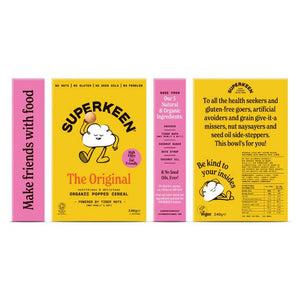 Superkeen - Organic Tiger Nut Cereal, 240g | Multiple Flavours