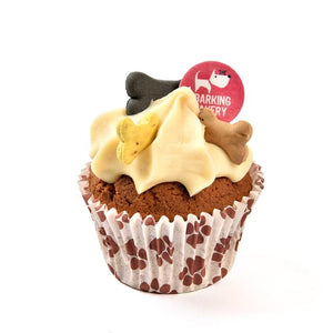The Barking Bakery - Vanilla Woofin Cupcakes with Frosting, 75g | Pack of 6 | Multiple Frosting Flavours
