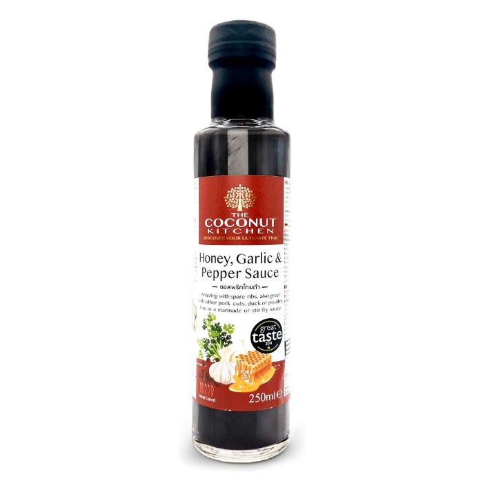 The Coconut Kitchen - Honey, Garlic and Pepper Sauce, 250ml  Pack of 6