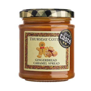 Thursday Cottage - Gingerbread Flavour Salted Caramel Spread, 210g | Pack of 6