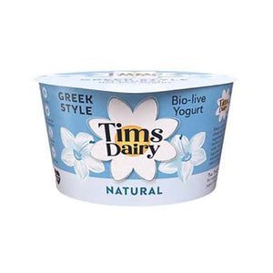 Tims Dairy - Greek Natural Yoghurt | Pack of 6 | Multiple Sizes