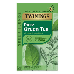 Twinings - Pure Green Teabags, 20 Bags | Pack of 4