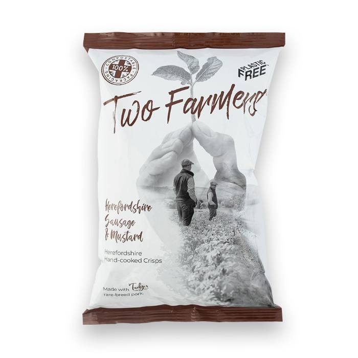 Two Farmers - Herefordshire Sausage & Mustard, 100g - Pack of 6