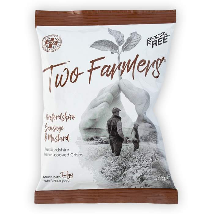 Two Farmers - Herefordshire Sausage & Mustard, 40g -  Pack of 24