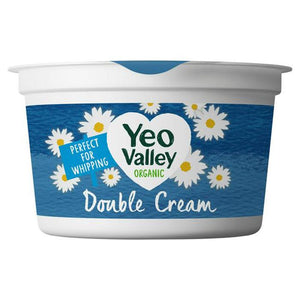 Yeo Valley - Organic Double Cream, 220ml | Pack of 6