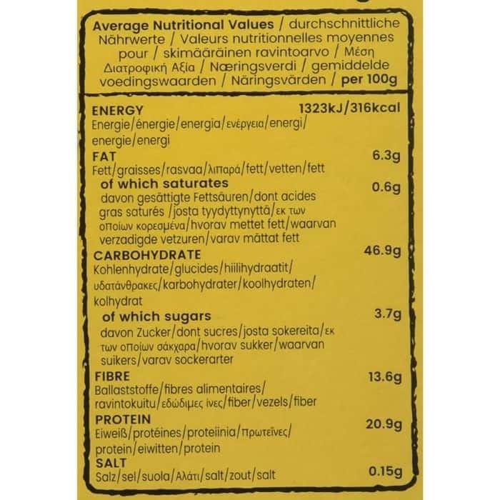 Amisa - Organic Chickpea Flour, Gluten-Free - back