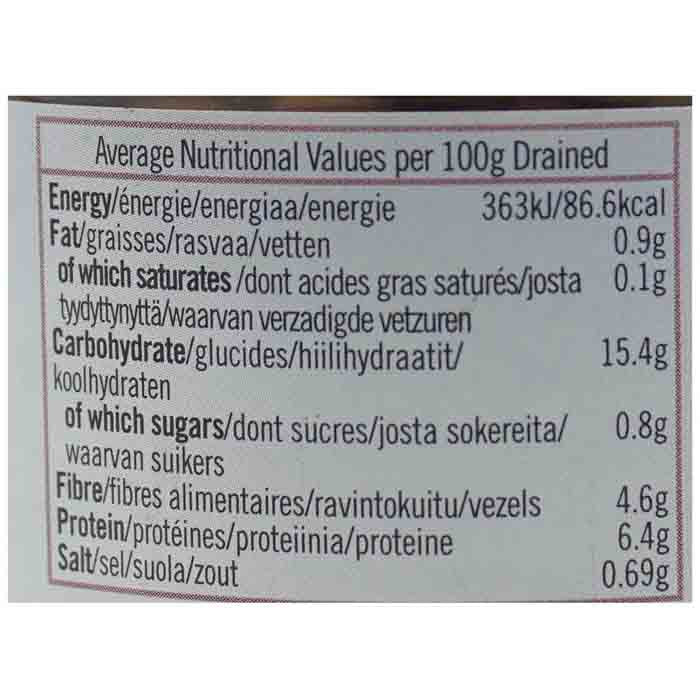 Biona - Mixed Beans Glass, 350g - Back