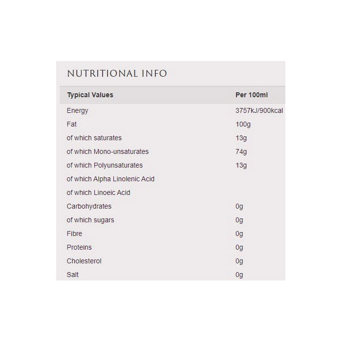 Biona - Organic Extra Virgin Italian Olive Oil - 500ml - back