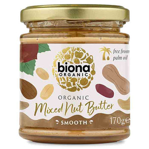 Biona - Organic Mixed Nut Butter, 170g | Multiple Pack Sizes
