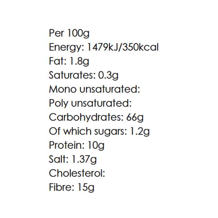 Biona - Organic Rye Knacke Crispbread - Original, 200g  - back