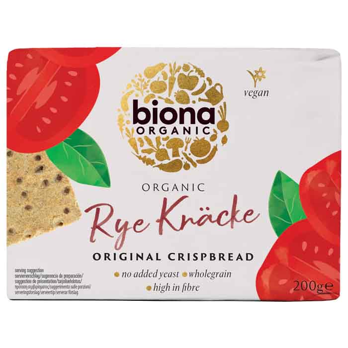 Biona - Organic Rye Knacke Crispbread - Original, 200g