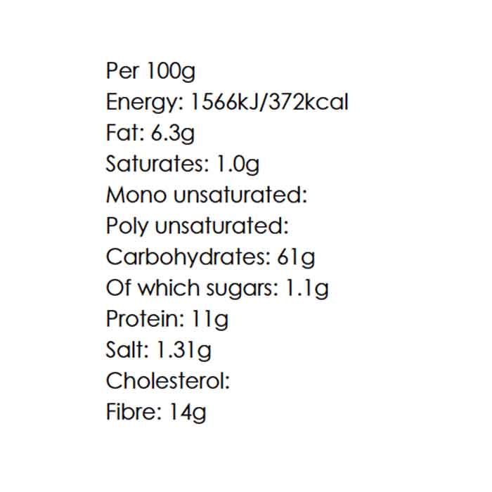 Biona - Organic Rye Knacke Crispbread - Sesame, 200g - back