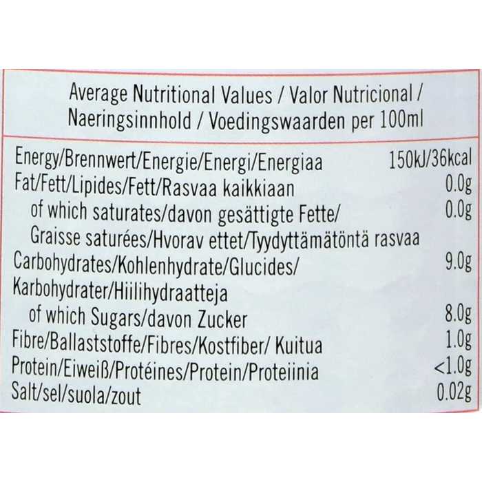 Biona - Organic Tart Cherry Pure Juice, 1L - back