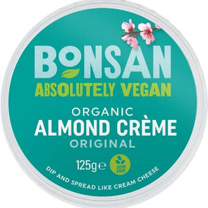 Bonsan - Organic Almond Crème, 125g | Multiple Flavours