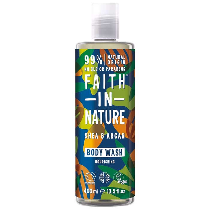 Faith In Nature - Shea and Argan Body Wash, 400ml