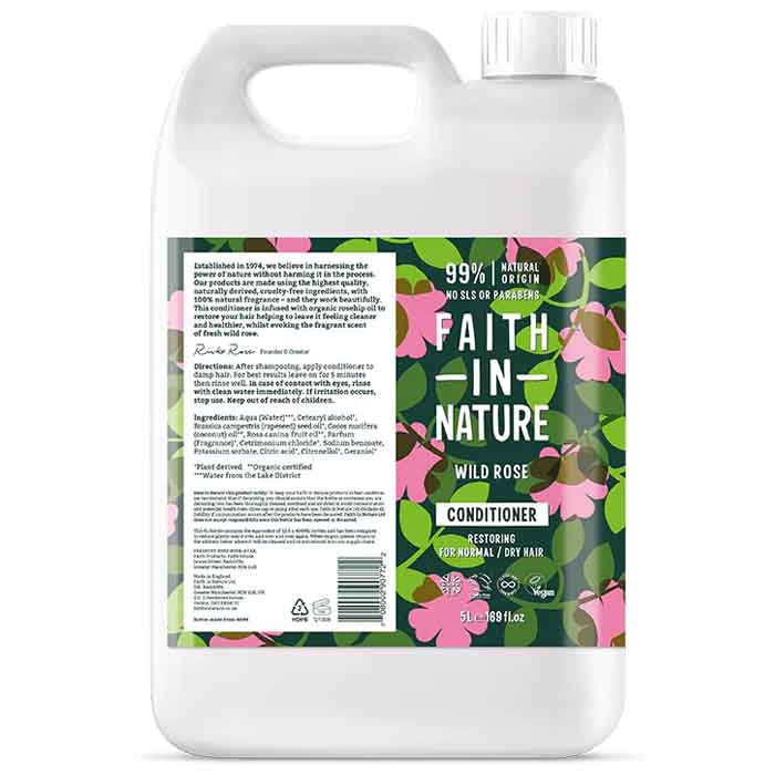 Faith In Nature - Wild Rose Conditioner, 5L