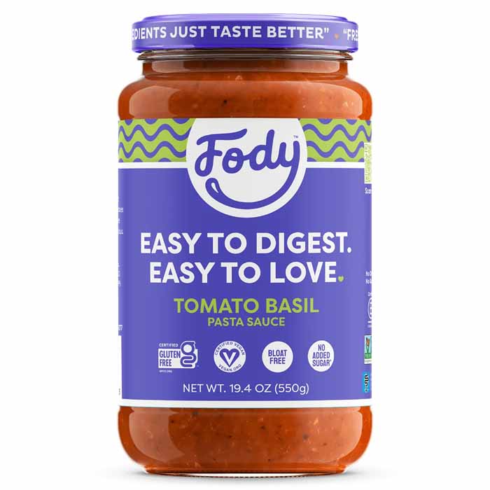 Fody - Low FODMAP Tomato Basil Pasta Sauce, 550g