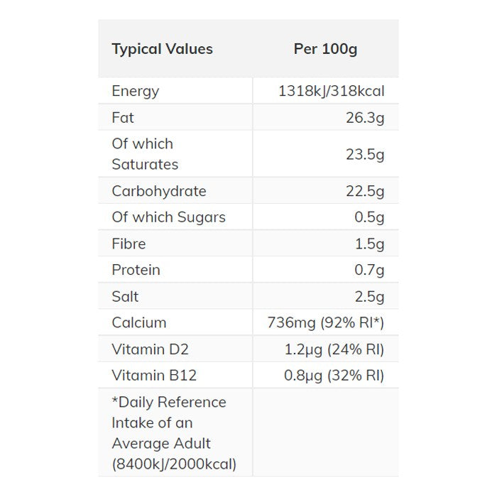 Koko Dairy Free - Dairy Free Cheddar Cheese Alternative, 200g - back