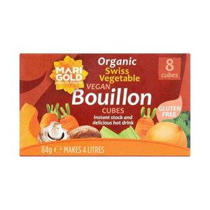 Marigold - Organic Vegan Bouillon Cubes Red, 8 Cubes | Multiple Options