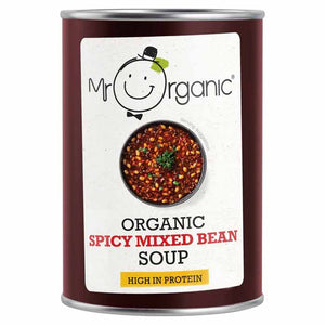 Mr Organic - Organic Spicy Mixed Bean Soup, 400g | Multiple Sizes