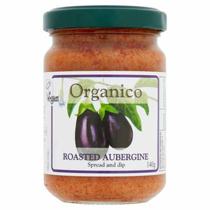 Organico - Organic Roasted Aubergine Spread and Dip, 140g