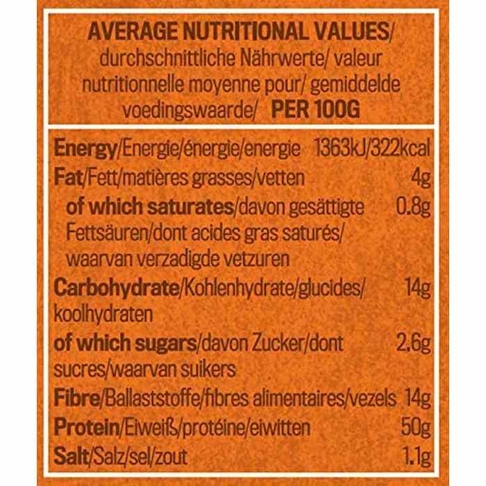 Profusion - Organic Pea & Fava Protein Chunks , 125g - back