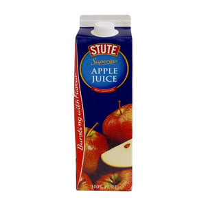 Stute - Superior 100% Pure Apple Juice, 1L | Pack of 12