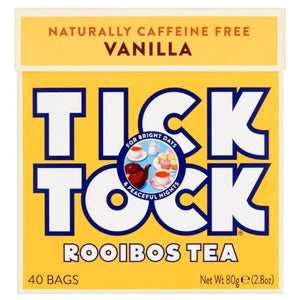 Tick Tock - Vanilla Rooibos Tea, 20 Bags