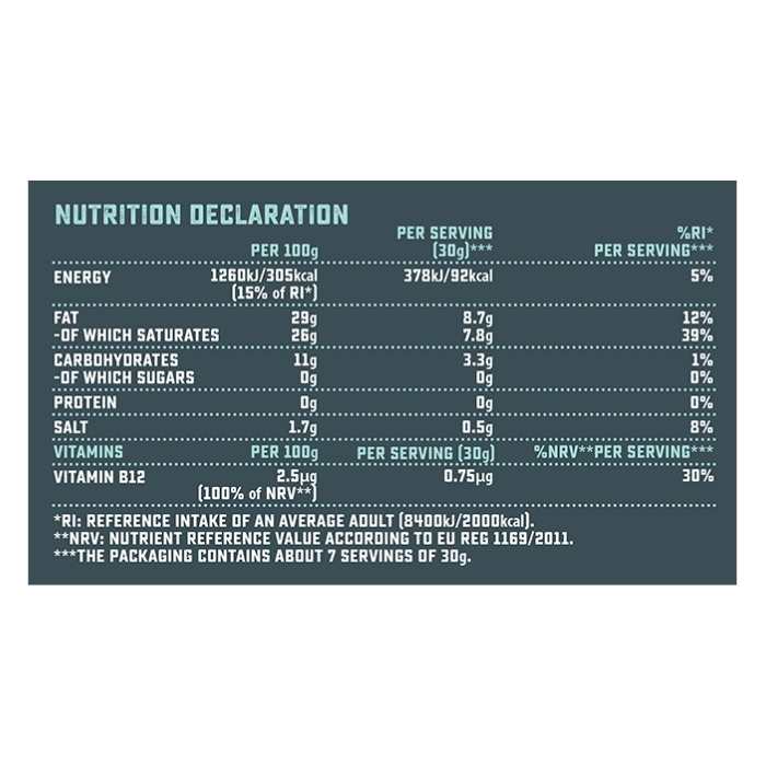 Violife - Greek White Flavour Block, 230g - nutrition facts
