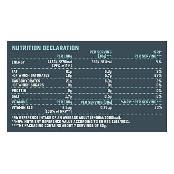 Violife - Mozzarella for Pizza Flavour Block, 200g - nutrition facts