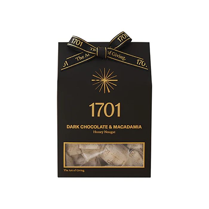 1701 - Dark Chocolate Macadamia Honey Nougat Box 160g - Pack of 10