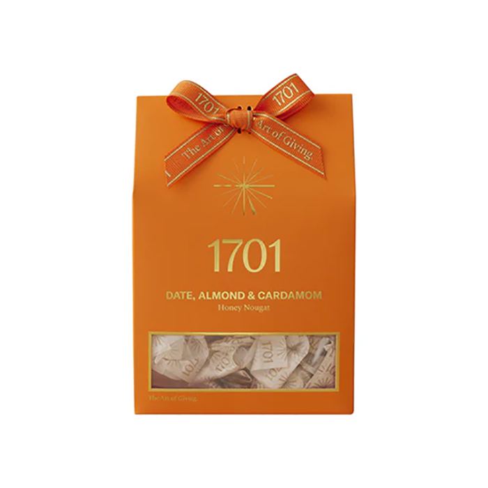 1701 - Date Almond & Cardamom Honey Nougat Box, 160g  Pack of 10