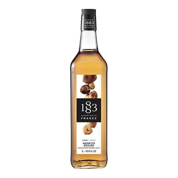 1883 Maison Routin - Syrups Hazelnut Syrup, 1L - Pack of 6