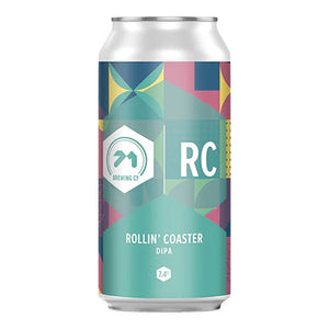 71 Brewing Co - Rollin' Coaster Double IPA 7.4%, 440ml - Pack of 12