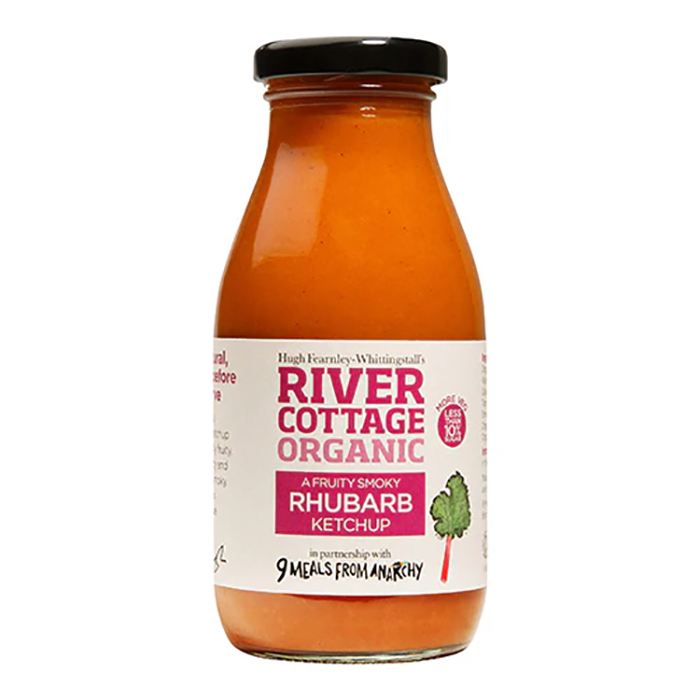 9 Meals From Anarchy - Rhubarb River Cottage Ketchup, 250g - Pack of 6