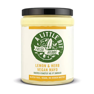 A Little Bit Food Co. - Lemon & Herb Vegan Mayonnaise, 240g - Pack of 6