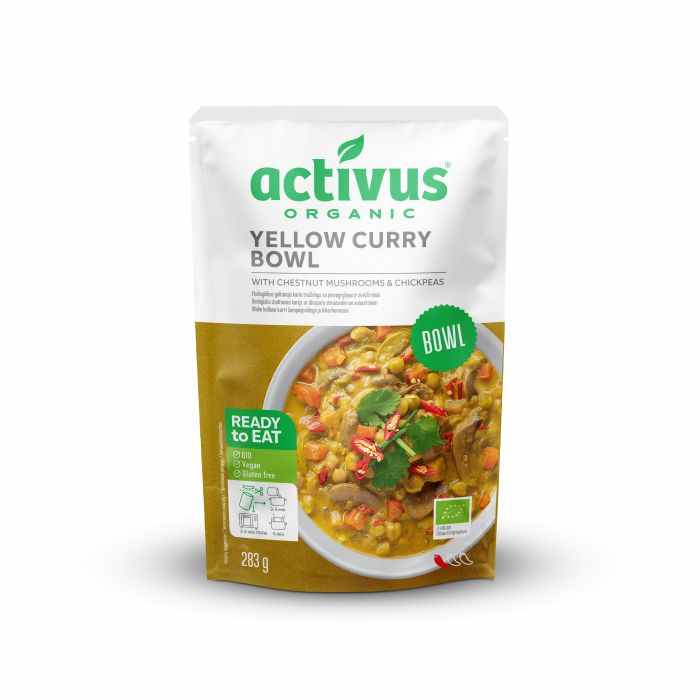 Activus - Yellow Curry Bowl, 283g  Pack of 9