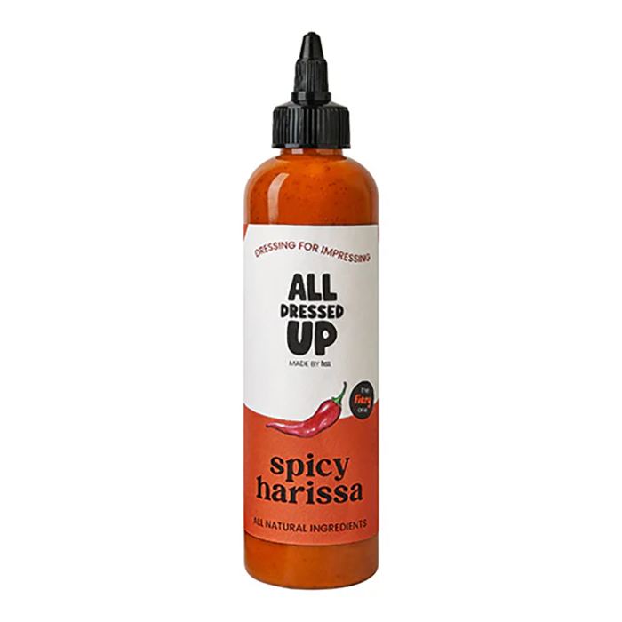 All Dressed Up Dressings - Spicy Harissa Dressing, 250ml  Pack of 6