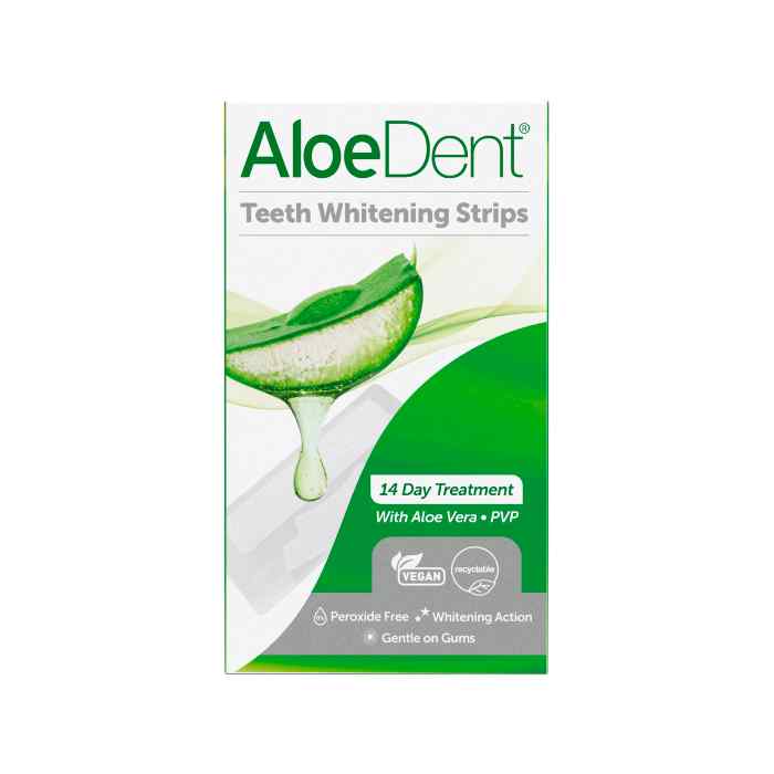 Aloe Dent - Teeth Whitening Strips 14 Day, 1 Pack