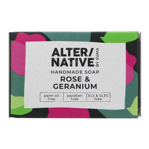 Alter/Native - Rose Petals & Geranium Soap, 95g | Pack of 6