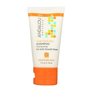 Andalou Naturals - Argan Oil & Shea Moisture Rich Shampoo, 50ml